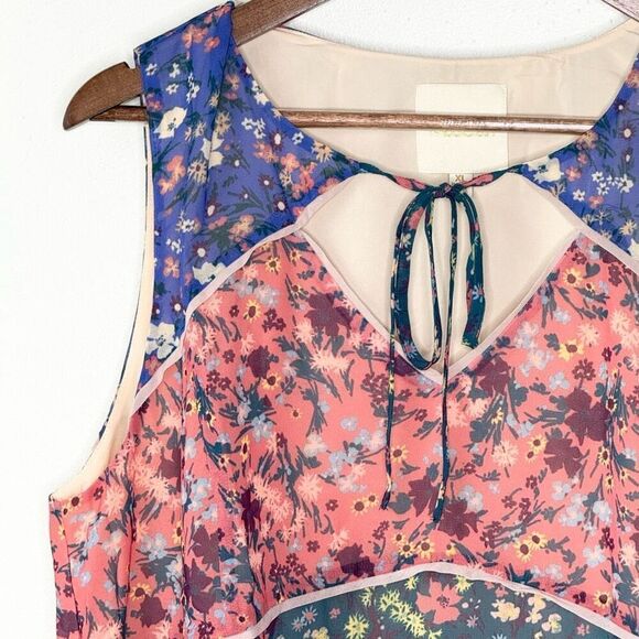 Modcloth Floral Polyester Flowy Shift Dress NWOT - Women’s US XL - Picture 3 of 8